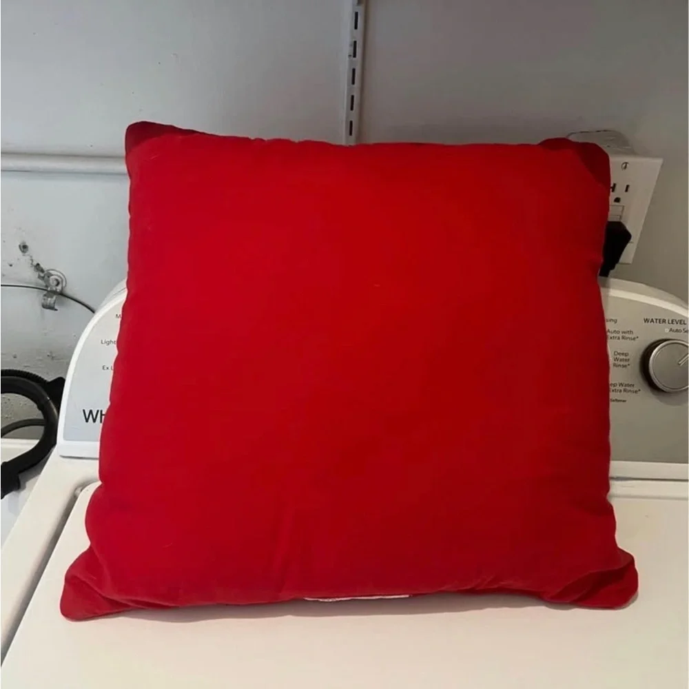 Target Red and White Holiday Pillow